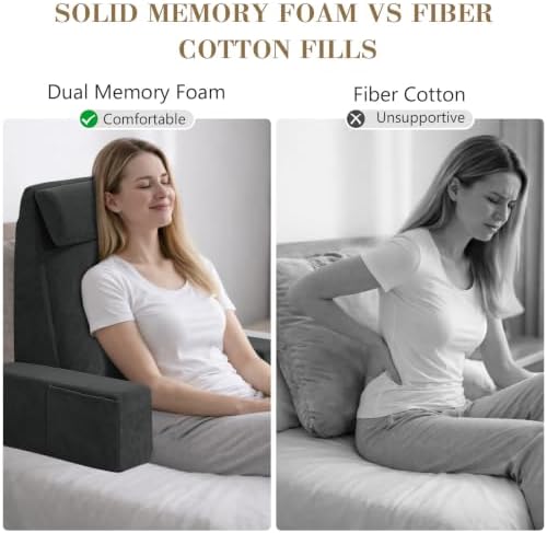 Reading Pillow for Sitting Up in Bed Backrest Pillow - Image 4