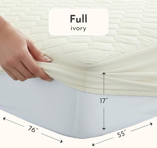 100% Cotton Organic Mattress Protector | Breathable & Noiseless GOTS Organic - Image 2