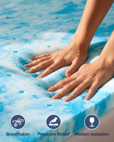 4 Inch Full Memory Foam Mattress Topper - Image 4
