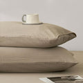 JELLYMONI 100% Washed Cotton Pillowcases, Envelope Closure 2-Pack by JELLYMONI