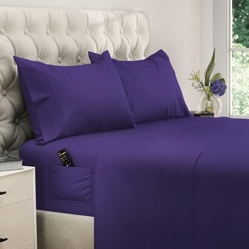 DREAMCARE Full Size – 4 pcs Cooling Sheets – up to 21” Deep Full Sheet Set – by DREAMCARE