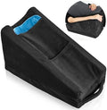 Buryeah Black Arm Elevation Pillow 2 Pocket, Plush Material by Buryeah