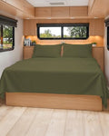Short Queen Size 4 Piece Bed Sheet Set by CGKUnlimited