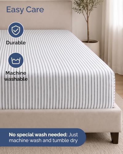 CGK Linens Extra Deep Flex Top Split Head King Fitted Sheet - Image 7