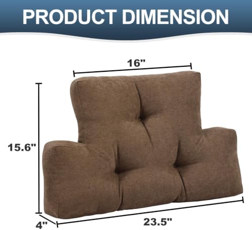 Back Pillow for Recliner Lumbar Support Pillow Soft and Fluffy Back Support - Image 7