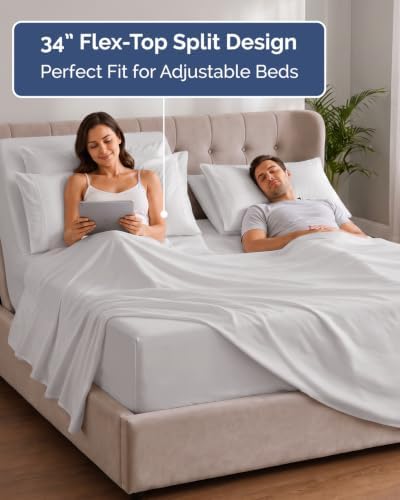 Extra Deep Flex Top Split Head King Sheet Set - Image 3