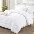 CozyLux Full Comforter Set 82"x86" White by CozyLux