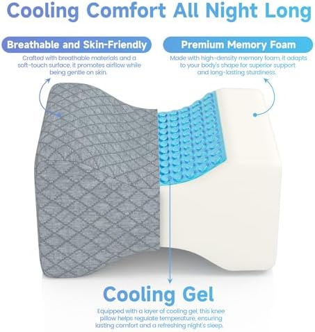 CloudBliss Cooling Gel Knee Pillow - Image 3