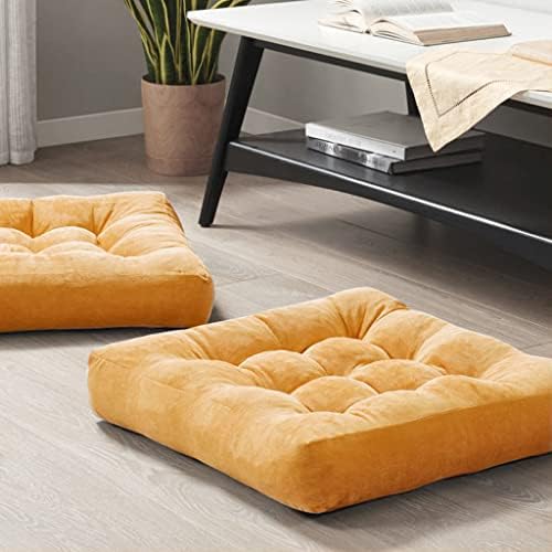 Floor Pillows Set of 2, Large Meditation Cushion by DegreesofComfort