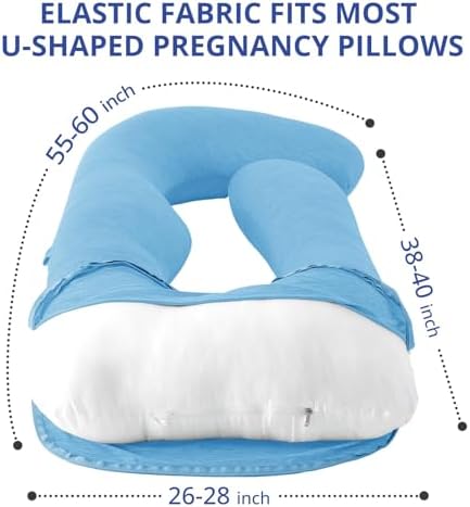 Sasttie Cooling Pregnancy Pillow Cover - Image 2