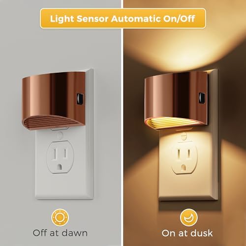 L LOHAS LED Night Lights Plug into Wall, Dimmable Night Light 2 Pack - Image 3