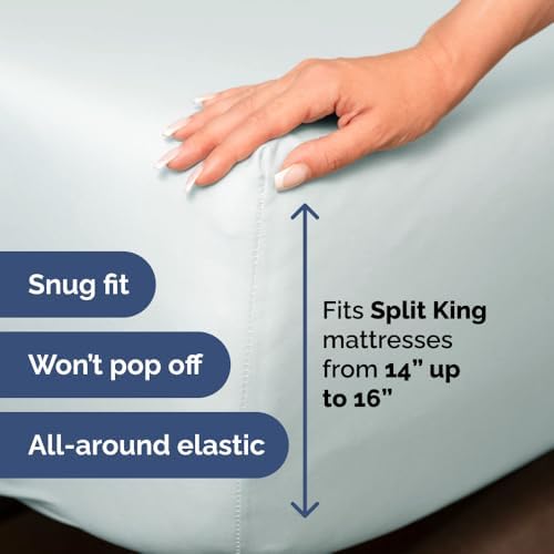Flex Top Split Head King 4 Piece Sheet Set - Image 5
