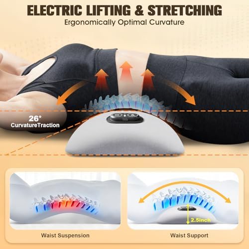 FunBy Lumbar Support Pillow, Triple Fusion Massager - Image 3