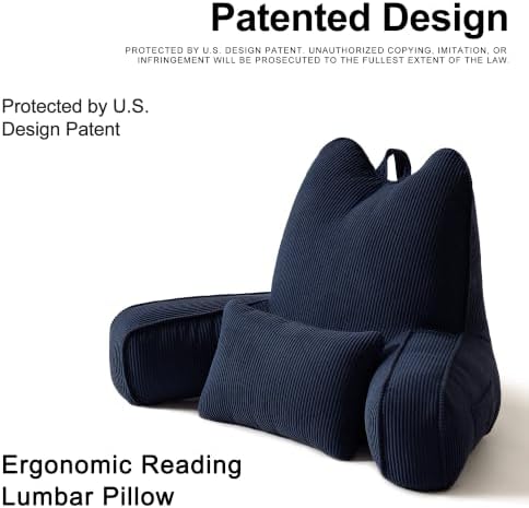 Patented Design Corduroy Sit Up Pillow - Image 2