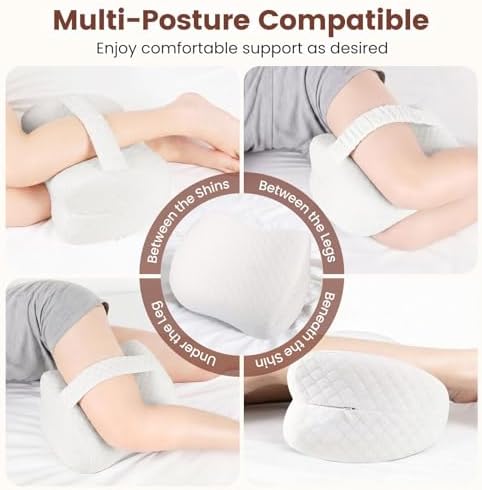 Memory Foam Knee Pillow for Side Sleepers - Image 6