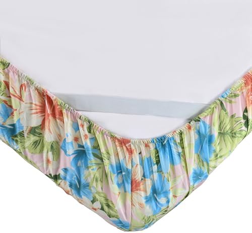 Elegant Comfort 6-Piece Sheet Set Deep Pocket Floral, Cal King - Image 4