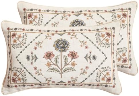 ISAENNE Designer Linen Throw Pillow Cover by Isaennehomedecoration