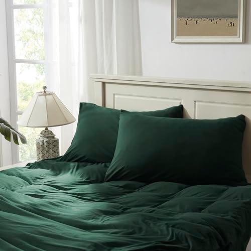 H HOUSEHOLD 100% Jersey Knit Cotton Queen Size Pillowcases Set of 2, Super Soft - Image 5