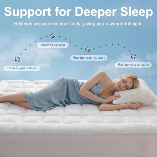 King Mattress Topper, Mattress Pad - Image 2