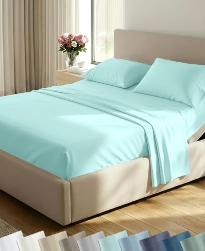 California Design Den Soft 100% Cotton Split King Sheet Set by CaliforniaDesignDen