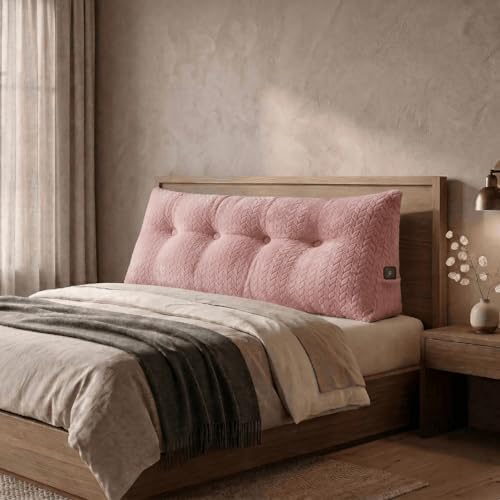 Headboard Pillow Full Size, Reading Pillow by DVUAY