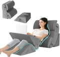 Hansleep Bed Wedge Pillow Set for After Surgery 6PCS, Post Surgery Pillow for by Hansleep