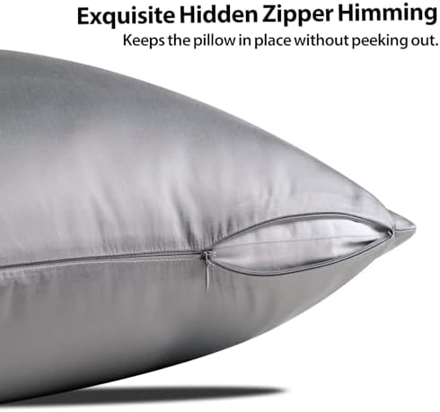 4 Pack Cooling Pillow Cases, Viscose Derived from Bamboo Pillow Protectors - Image 3