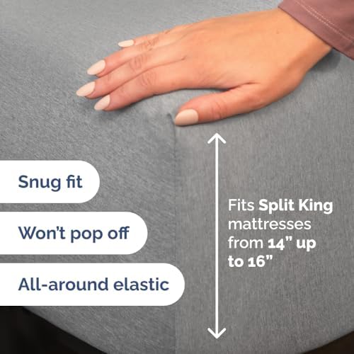 Flex Top Split Head King 4 Piece Sheet Set - Image 5