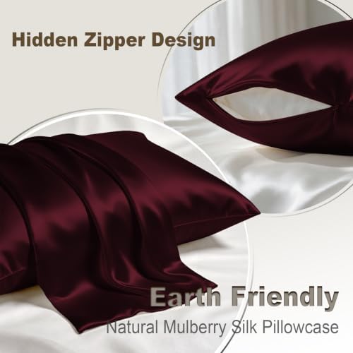 LYSHIN Silk Pillow Cases 2 Pack Queen Size - Image 2