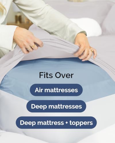 CGK Linens 2 Pack Extra Deep King Fitted Sheets - Image 7