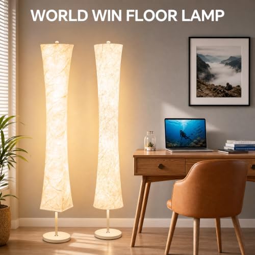 WORLD WIN 61'' RGB LED Corner Floor Lamp, Square with Disc Base - Image 5