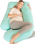 Cute Castle Cooling Cover Pregnancy Pillows, Soft U-Shape Maternity Pillow by Cute+Castle