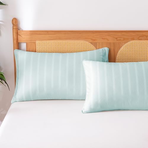 Amazon Basics Stripe Cooling Pillow Cases - Image 2