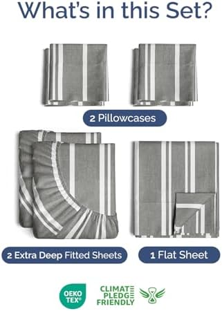 Extra Deep Split King Sheet Set - Image 2