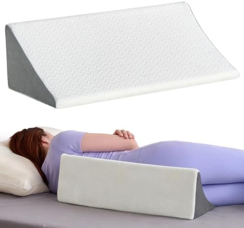 Vekkia Wedge Pillow for Side Sleeping, Back Support by Vekkia