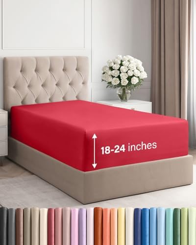 CGK Linens Extra Deep Twin XL Fitted Sheet by CGKUnlimited