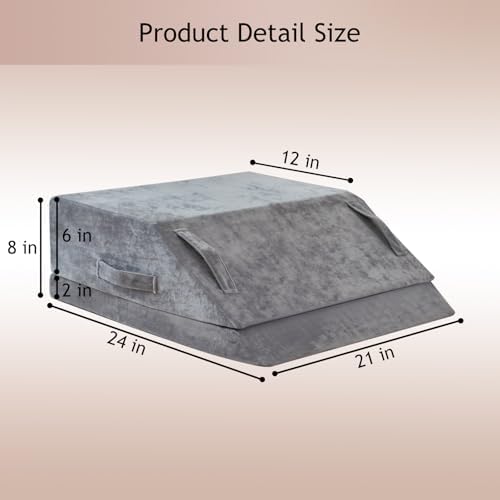 2 Heights Leg Elevation Pillow Blood Circulation, L 24" - Image 5