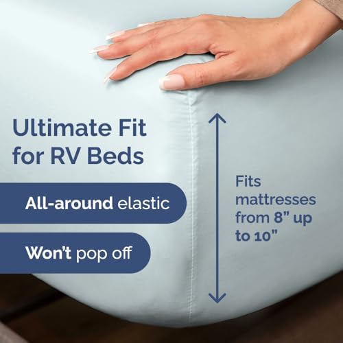 Short Queen Size 4 Piece Bed Sheet Set - Image 3