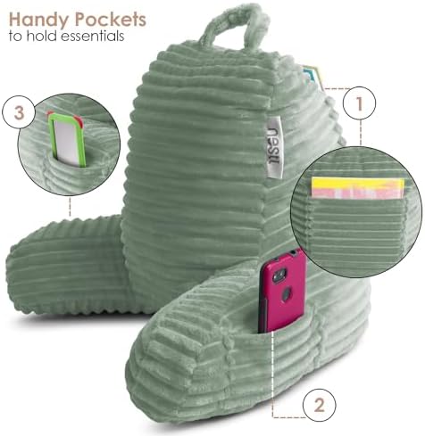 Nestl Sage Green Reading Pillow - Image 7