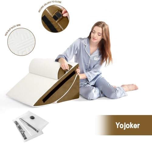 Yojoker 6pcs Orthopedic Bed Wedge Pillow Set - Image 4