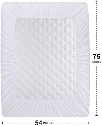 2 Pack Waterproof Full Mattress Protector Mattress Pad fits 16" Deep Pocket - Image 4