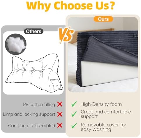 ENITYA Headboard Pillow Queen - Image 4