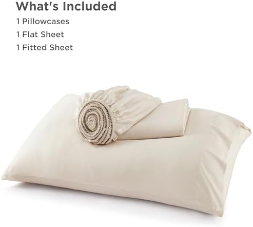 Bedsure PureWoven 100% Rayon Derived from Bamboo, Twin XL Sheets, 3 Pieces - Image 6