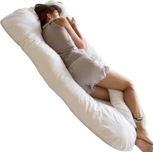 Organic Cotton U-Shaped Pregnancy Pillow – Full Body Support by MINICAMP
