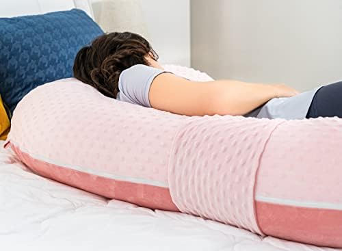 QUEEN ROSE E Shaped Pregnancy Pillows, Detachable Maternity Body Pillow - Image 4