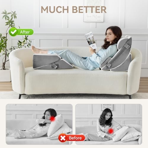 Yojoker 9PCS Orthopedic Bed Wedge Pillow Set - Image 2