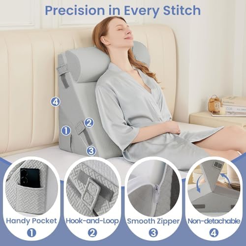 Sasttie Adjustable Wedge Pillow Set - Image 5