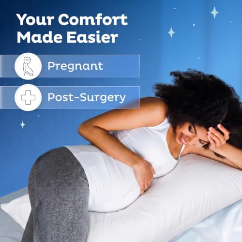 Snuggle-Pedic Body Pillow for Side Sleepers for Adults - Image 6