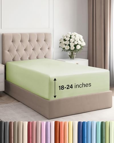 CGK Linens Deep Twin XL Fitted Sheet by CGKUnlimited