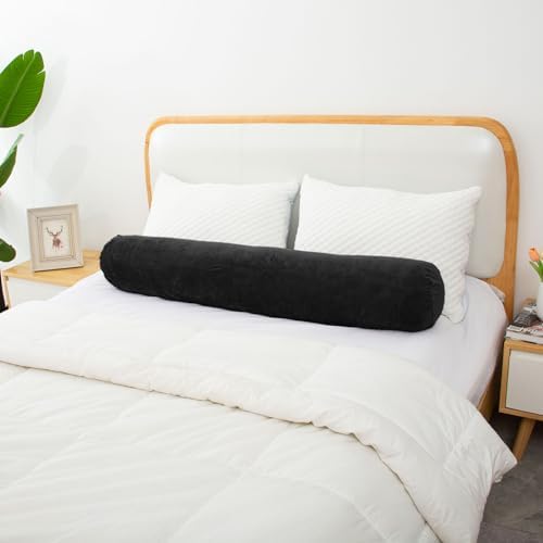 1 MIDDLE ONE Round Body Pillow for Adults, Long Bolster Pillow for Bed - Image 5